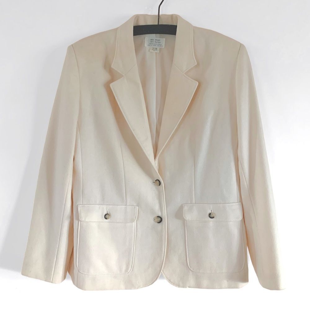 Vintage Wool Blazer Coat
